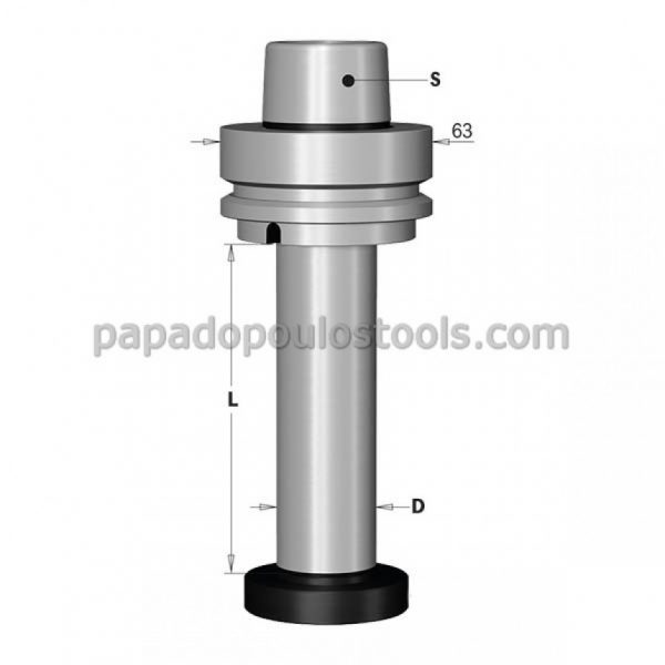 Cutter arbors with HSK tapered shank CMT SERIES:183.360