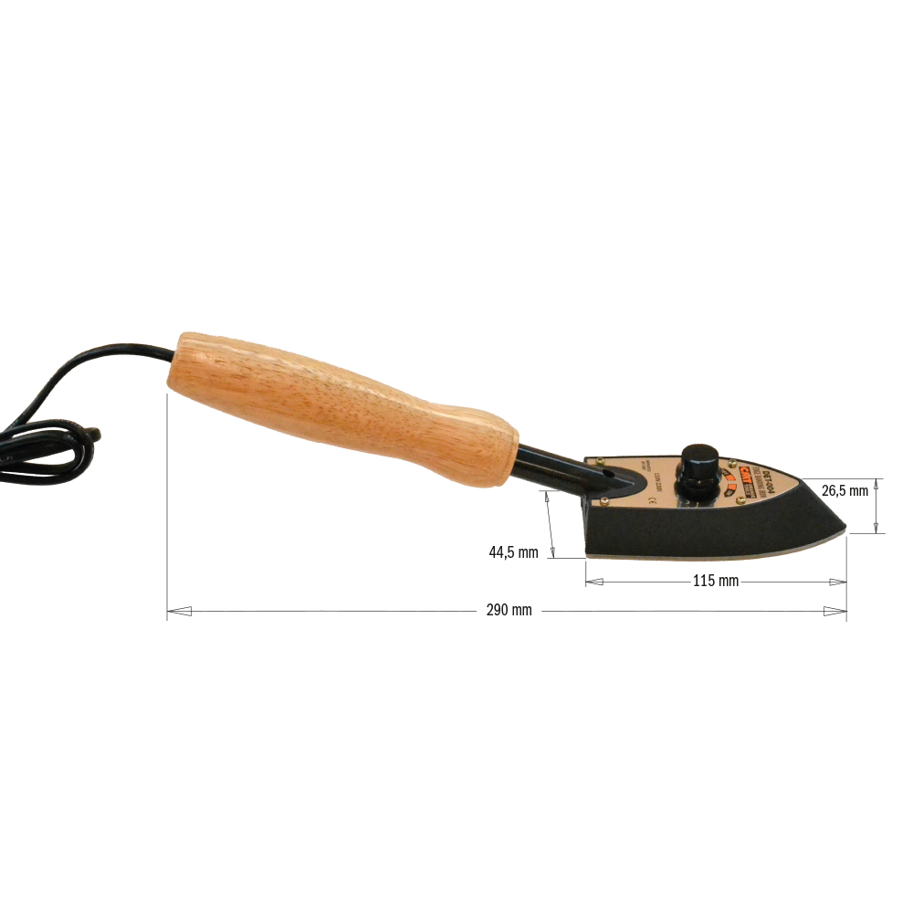ΗΛΕΚΤΡΙΚΟ ΣIΔΕΡΟ ΧΕΙΡΟΣ ΓΙΑ ΤΑΙΝΙΕΣ CMT DET-004 Edge banding iron.