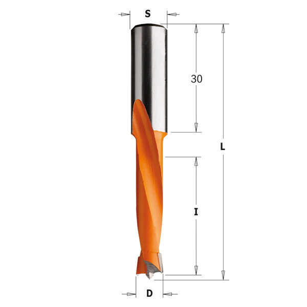 Τρυπάνια πολυτρύπανου τρυπήματος CMT 2 flute dowel drills series: 311.11/12