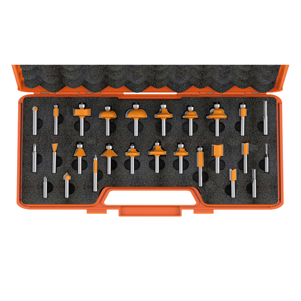 ΣΕΤ ΚΟΠΤΙΚΩΝ ΡΟΥΤΕΡ CMT 26 ΤΕΜΑΧΙΩΝ 26 piece router bit set 900.003.00 ...