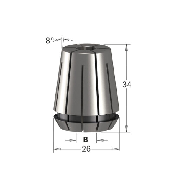 ΚΟΛΕΤΣ ER25 CMT SERIES184-ER25 precision collets