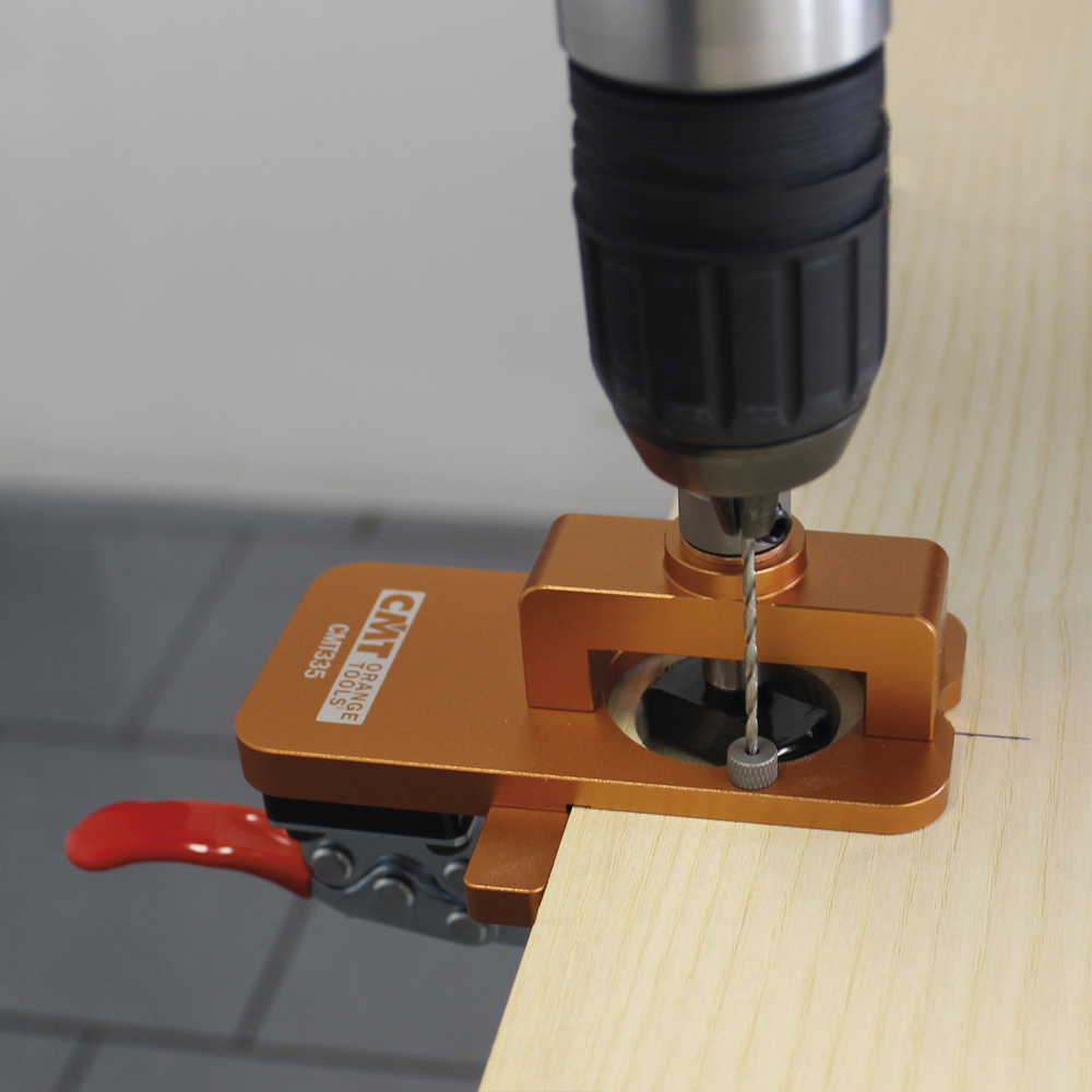 ΟΔΗΓΟΣ ΤΡΥΠΗΜΑΤΟΣ ΜΕΝΤΕΣΕΔΩΝ CMT335. PORTABLE 35mm HINGE BORING JIG